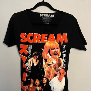 Black Scream Collage Tee Size Small | Hot Topic Horror Shirt
